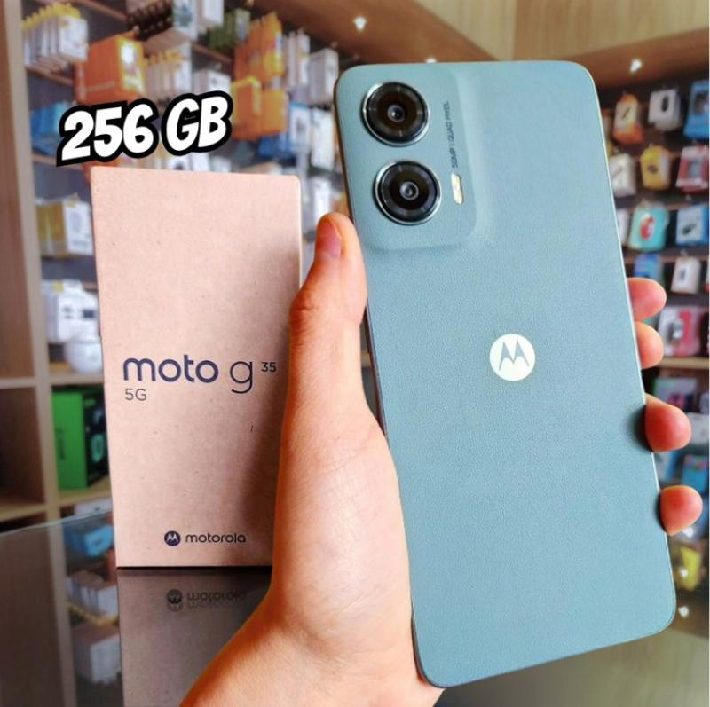 Smartphone Motorola Moto G35 256GB Cinza 5G 4GB RAM+8GB Ram Boost 5G 6,7