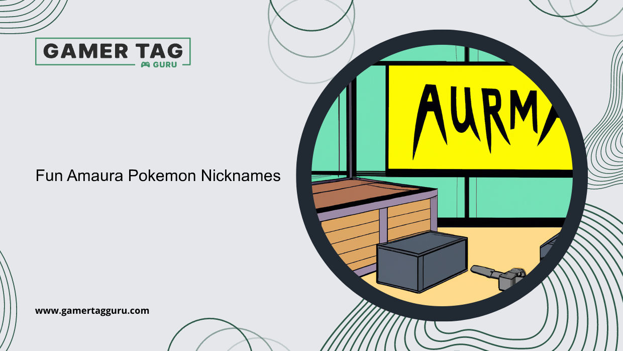 Fun Amaura Pokemon Nicknamesblog graphic with comic book styled art