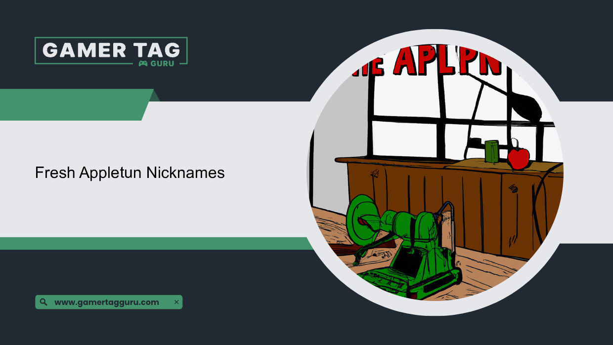 Fresh Appletun Nicknamesblog graphic with comic book styled art