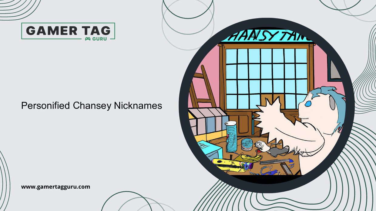 Personified Chansey Nicknamesblog graphic with comic book styled art