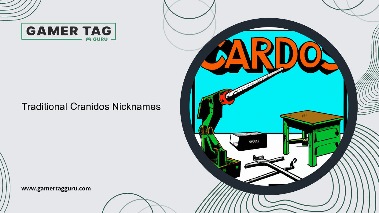 Traditional Cranidos Nicknamesblog graphic with comic book styled art