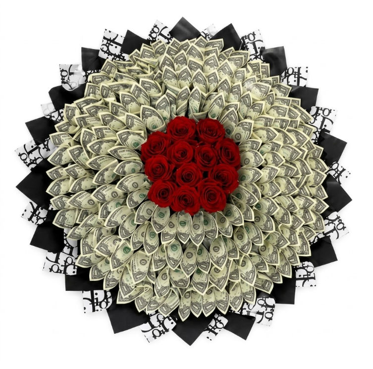 Dior Money Bouquet ($50 en Bills $1)
