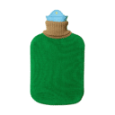 Wärmflasche 1 Liter Mit Bezug | Rot-grün Kariert Für Kinder & Erwachsene