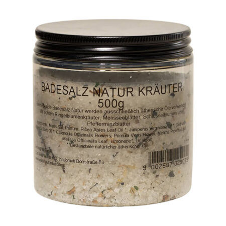Badesalz Natur Kräuter