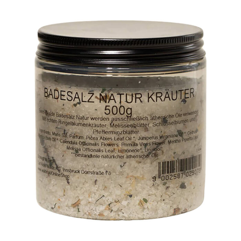 Badesalz Natur Kräuter