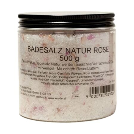 Badesalz Natur Rose