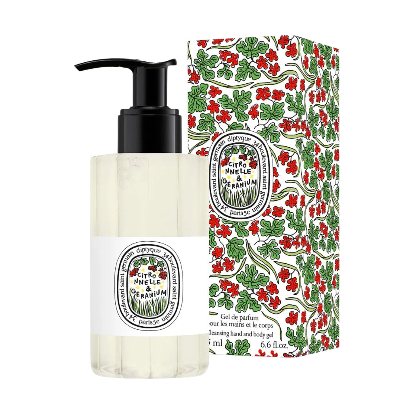 Waschgel für Körper und Hände Citronnelle & Géranium Limited Edition – Bild 2