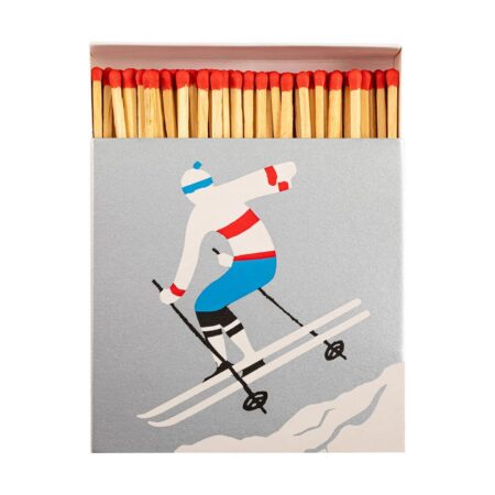 Große Streichhölzer The Skier