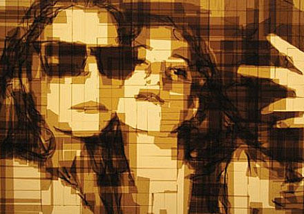 Amazing works of art with packing tape by Mark Khaisman