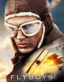 Flyboys (2006), starring James Franco as Blaine Rawlings, Martin Henderson, Jean Reno and Jennifer Decker