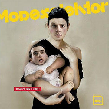 Cover art of Modeselektor’s 2007 album, Happy Birthday!