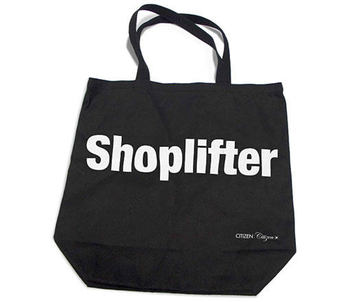 A recyclable, reusable cloth shopping bag by Citizen:Citizen that may get you strange looks in the mall