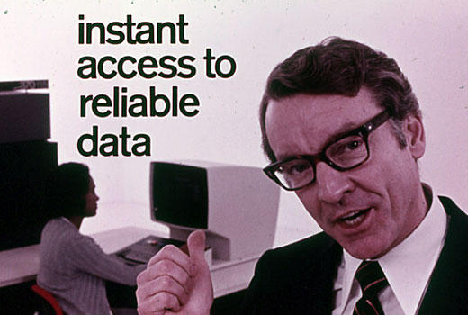 It's 1975 and this man is about to show you the future