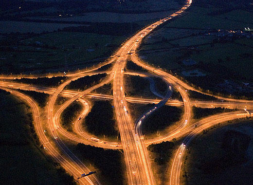 Some truly beautiful, high quality aerial photographs of London at night