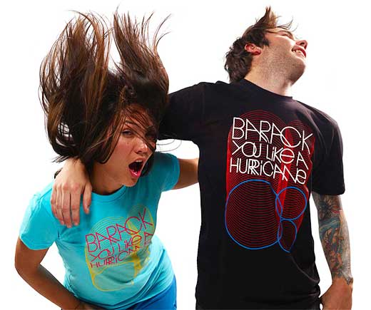 Yet another Barack Obama T-shirt — I just like the photography