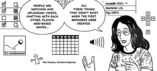 A weird comic book by Google explaining Google Chrome