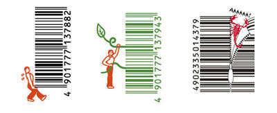 Artsy bar codes! Artsy bar codes!