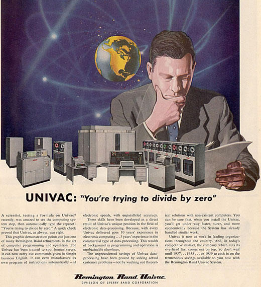 Hey, Mr Scientist in the suit… you’re so dumb you are trying to divide by zero