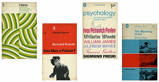 Beautiful covers of old Penguin and Pelican titles
