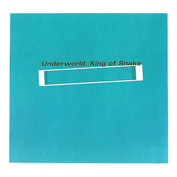Cover art of Underworld's King of Snake single from 1999