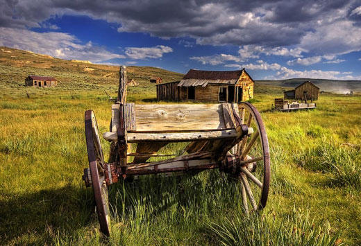 Some truly hair-raising pictures of ghost towns from around the world; this picture is from Bodie State Park in California