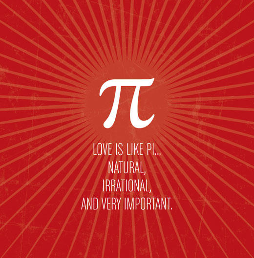 Love is absolutely like Pi! Great poster from Andrew Le…