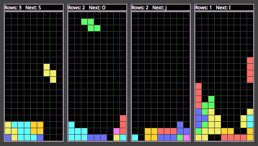 An automated, multi-player, self-playing Tetris engine entirely from Javascript