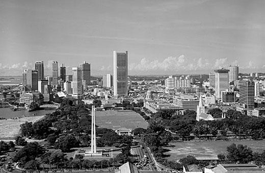 From SNAP: Singapore National Album of Pictures - An overview of Padang and its surroundings taken on 30th September 1976