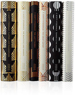 Beautiful Art-Deco inspired covers which look great even on the spine