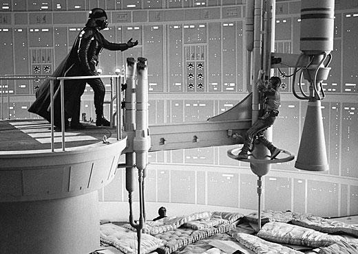 Photos from the book "The Making of Star Wars: The Empire Strikes Back" laying it all bare