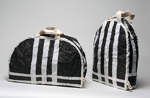Beautiful bags; I thought they were Adidas bags, given the three stripe tape