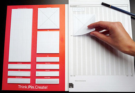 The first complete system to document your website ideas on paper