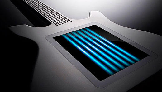 Be a guitar hero with a touchstring… Get it? Touchstring!