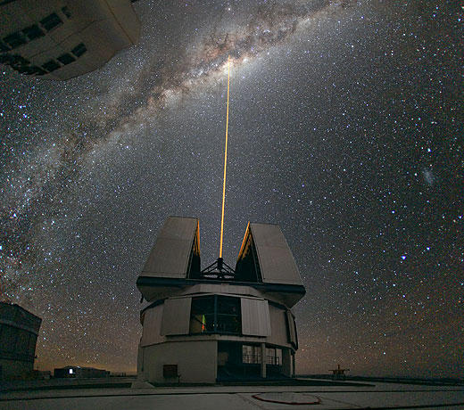 In a galaxy far, far away, some sentient race of beings might have been thoroughly irritated by a laser pointer shining in their faces