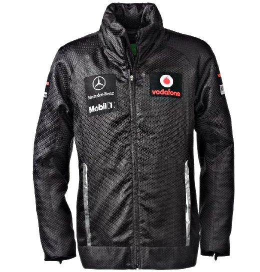 A drool-worthy sports jacket by HUGO BOSS for Jensen Button, Lewis Hamilton and the rest of the McLaren team for 2011