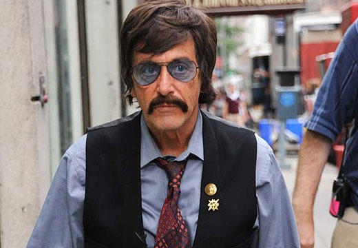 Pacino looks brilliant on set for the Phil Spector biopic produced by HBO