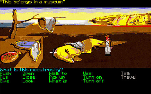 One of Aled Lewis's pieces for the iam8bit art show, where artists drop 80's games into famous paintings
