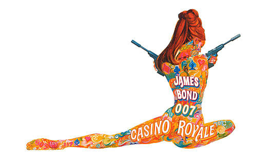 A poster for the 1967 James Bond spoof movie of the same name A poster for the 1967 James Bond spoof movie of the same name
