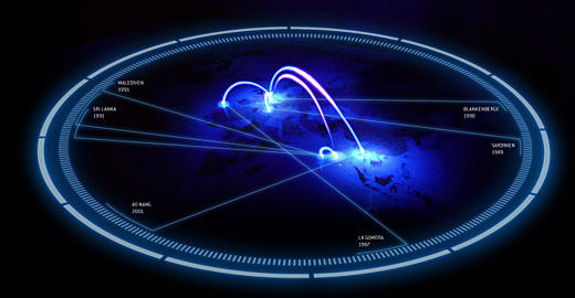 UV LEDs and photography and some post-processing is the story behind this piece of visualization