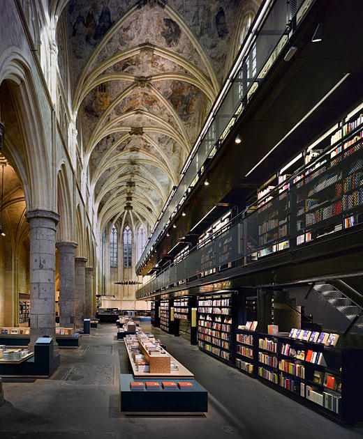 The Boekhandel Selexyz Dominicanen in Maastricht, Holland has to be one of the grandest book stores ever to exist