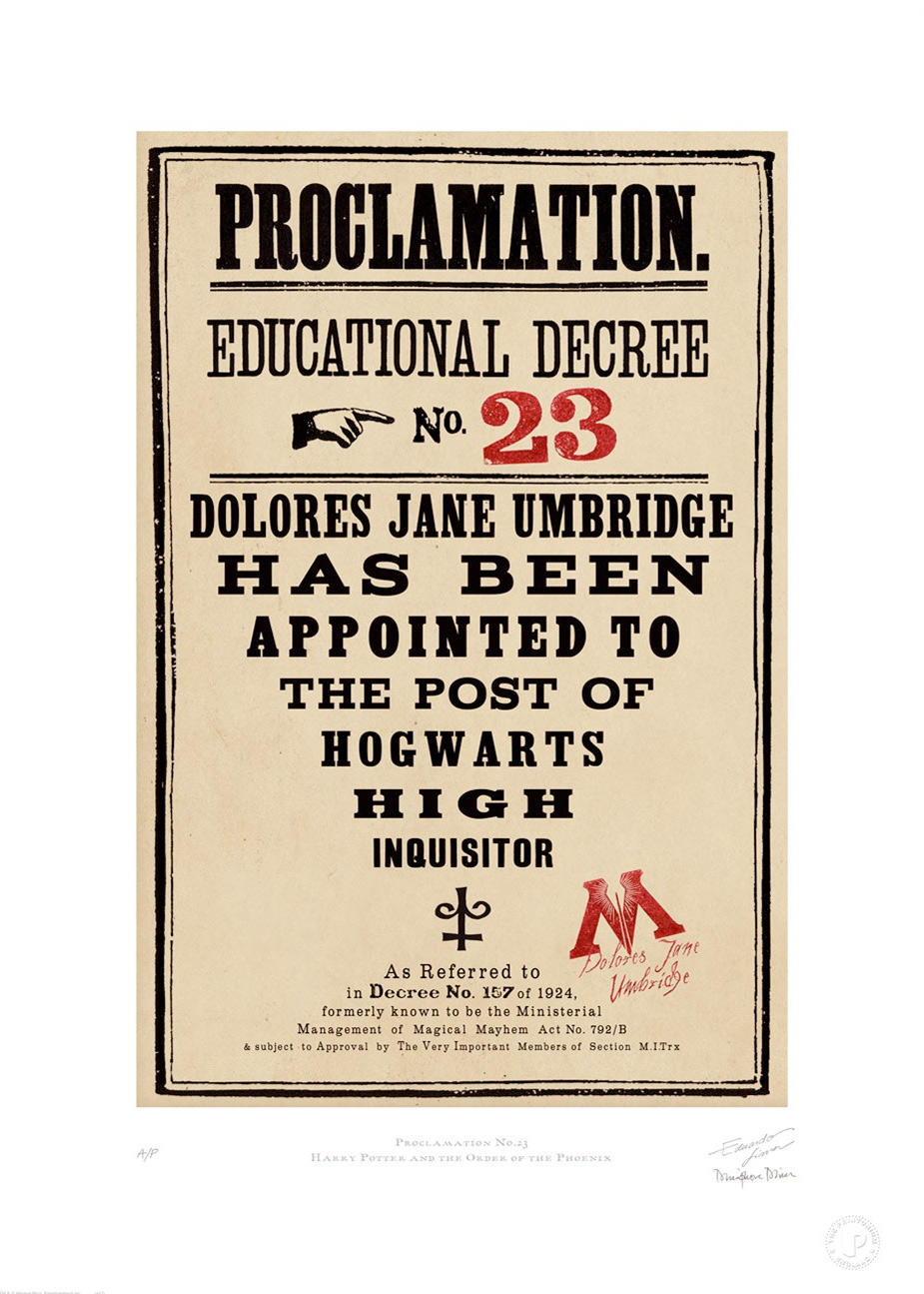 “Proclamation Decree No. 23”