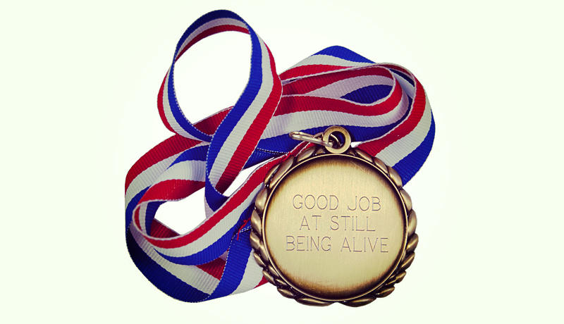 Every legitimate accomplishment deserves a medal