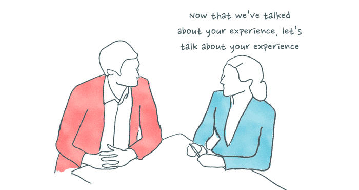 “During the interview, don’t worry about asking the same question over and over again because you keep blanking out. This is a great tool for testing the candidate’s consistency. Candidates should only be wildly inconsistent with their answers when interviewing for senior roles.”