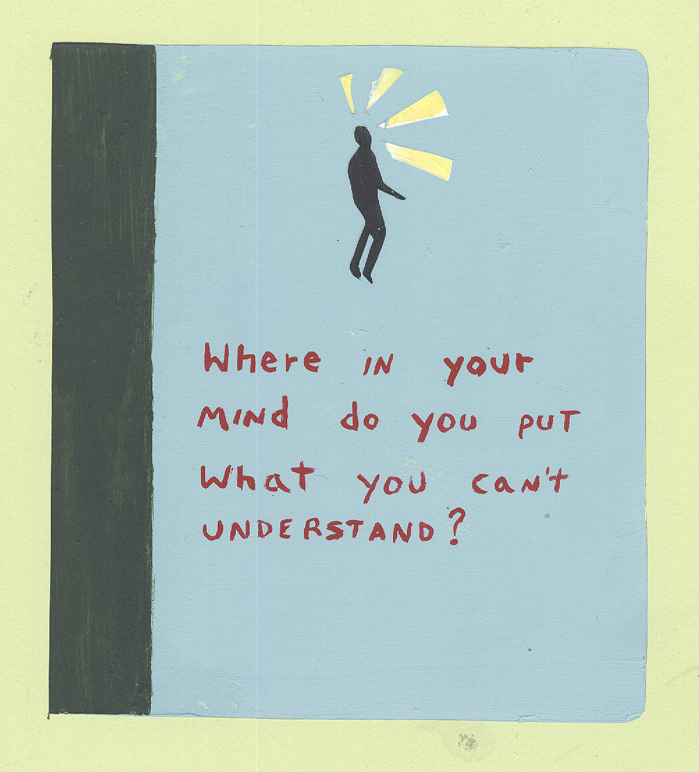 “Your head will collapse but there's nothing in it”