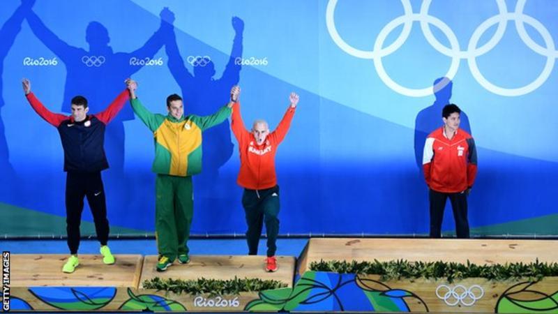 Joseph Schooling wins his (and Singapore's) first Olympic gold medal