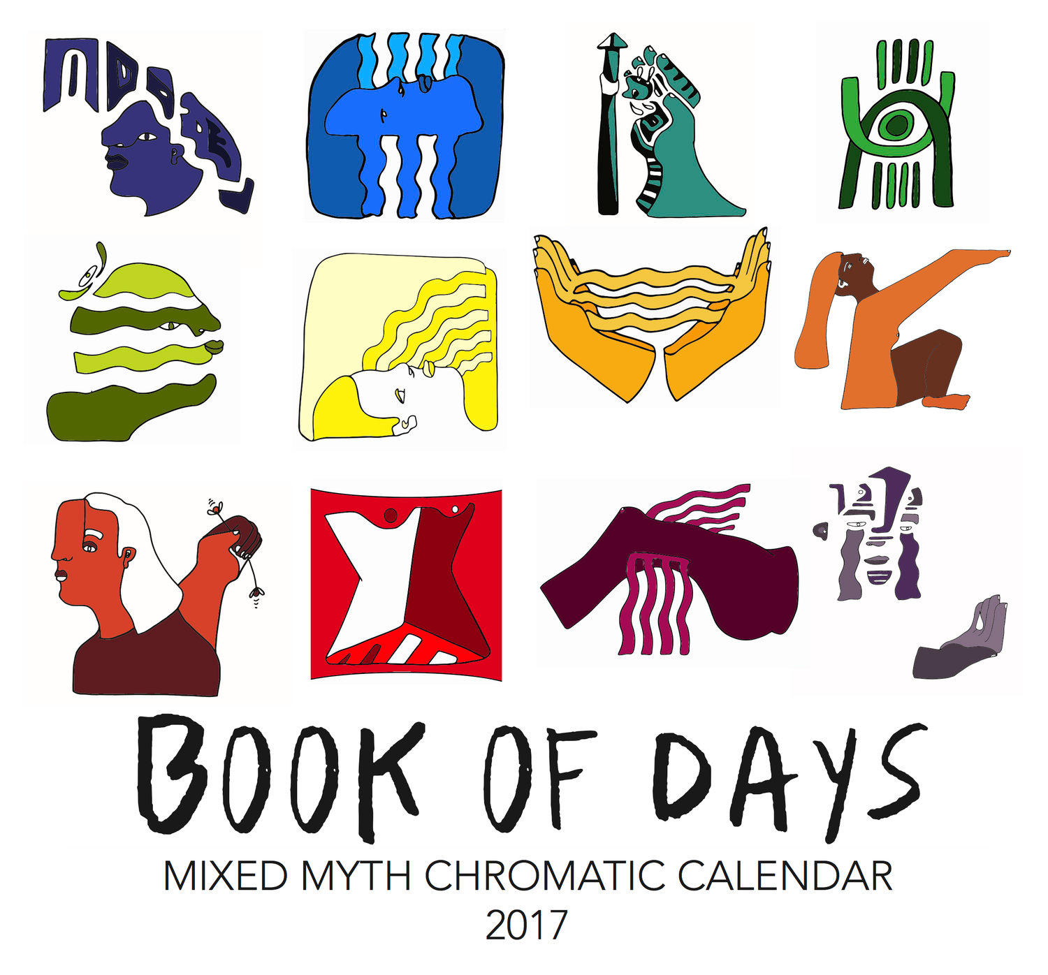 BOOK OF DAYS, a 2017 calendar by Buckley