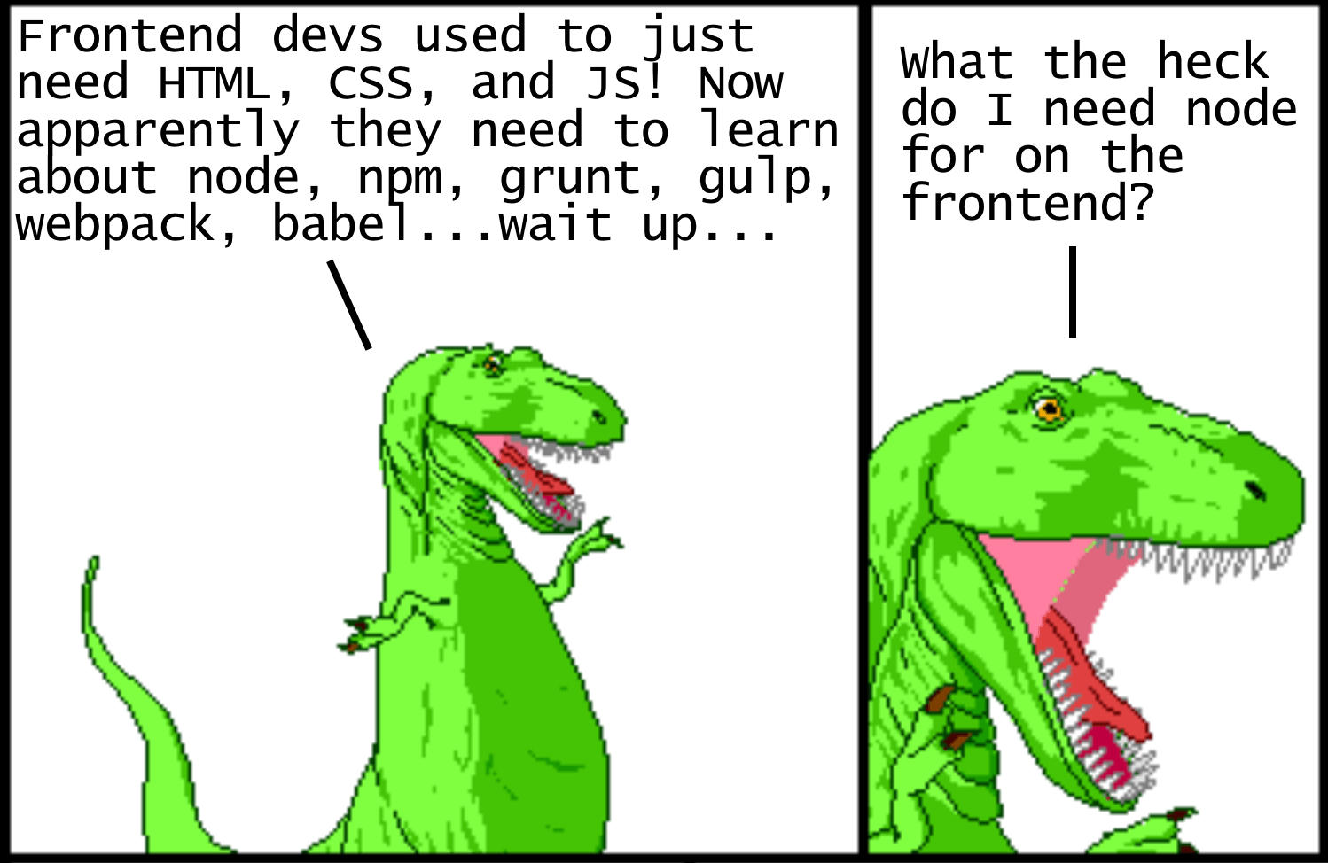 Modern JavaScript Explained For Dinosaurs