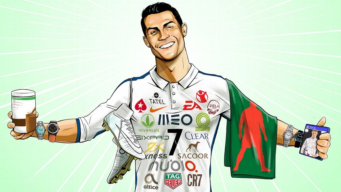 “The weird and wonderful world of Cristiano Ronaldo's endorsements”