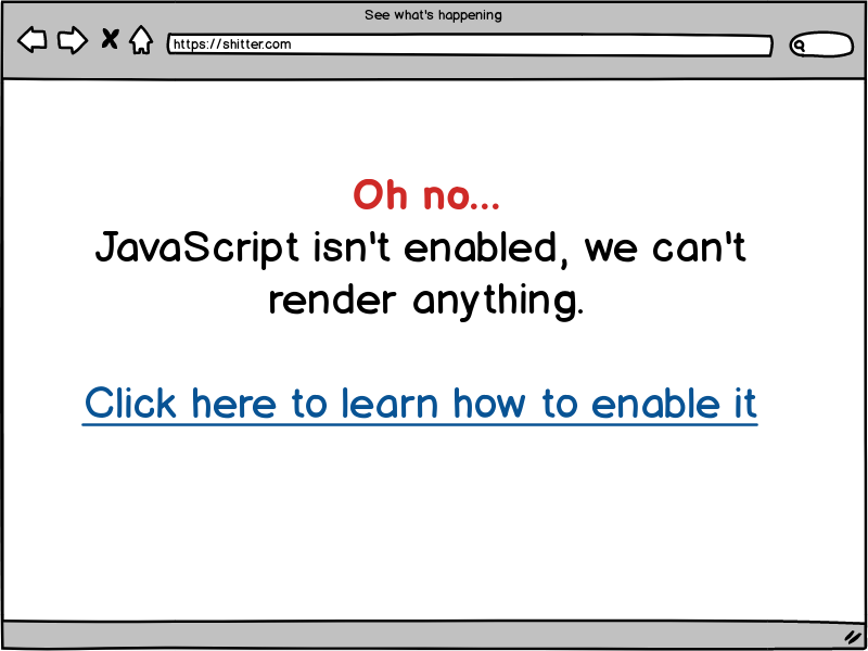 Must be an isomorphic application with polyfills using the latest frameworks running on a headless cloud