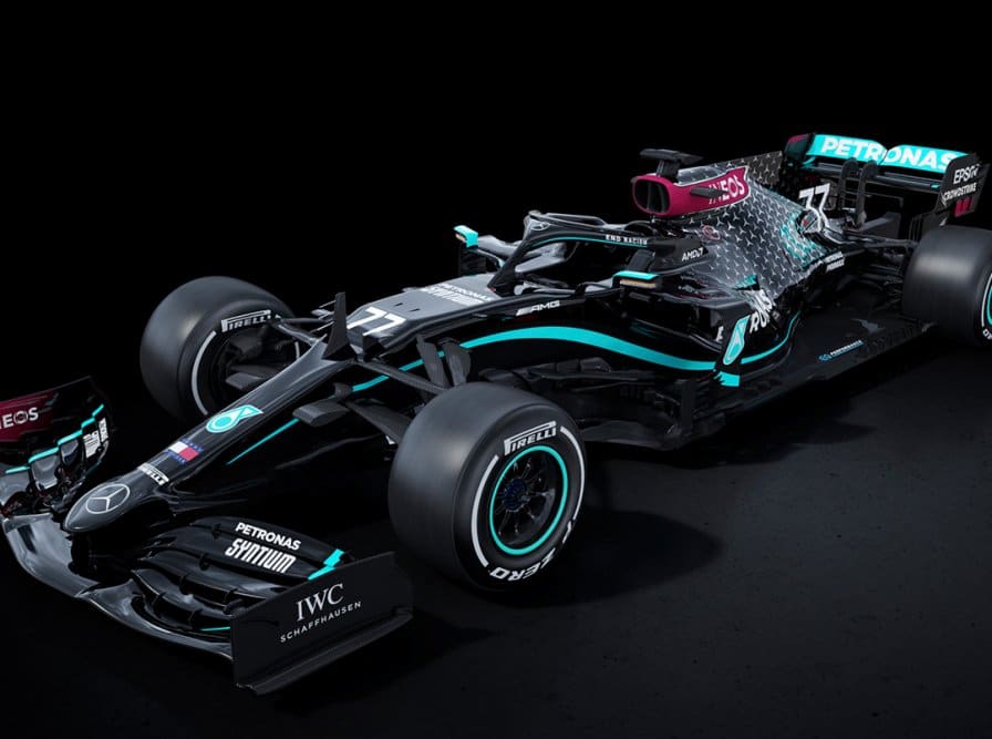 Mercedes will use the new black livery from the first grand prix of the delayed 2020 season